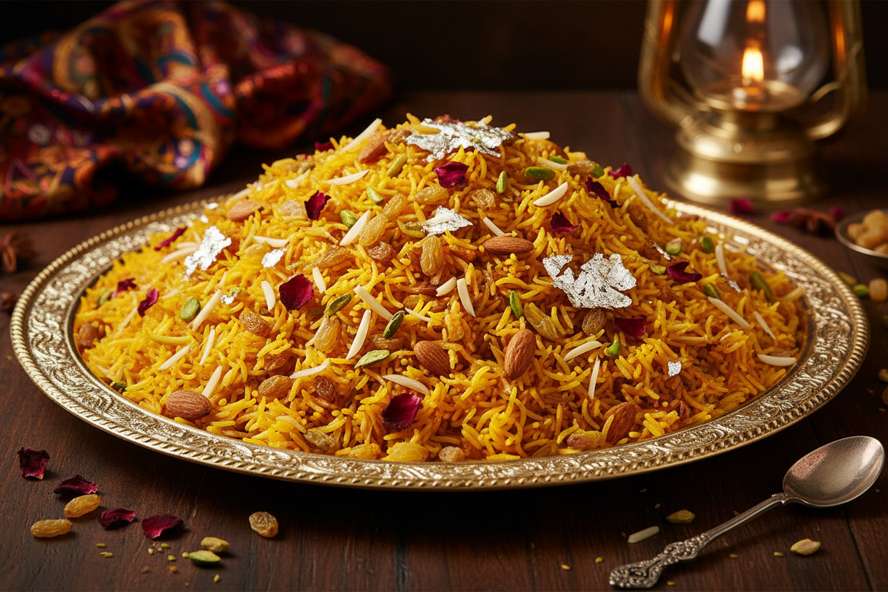Shahi Zarda Recipe – Pakistani Sweet Rice Dessert | Jazaa – Jazaa ...