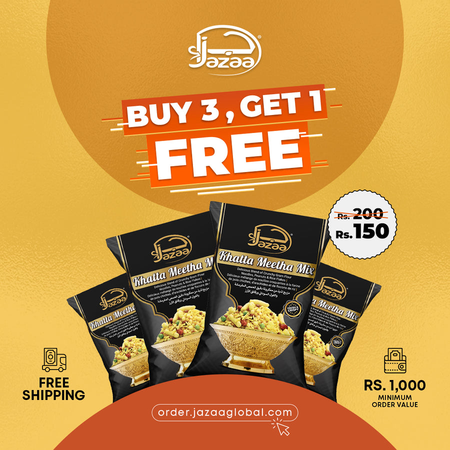 Jazaa Khatta Meetha Mix 40 gram (Buy 3 Get 1 Free)