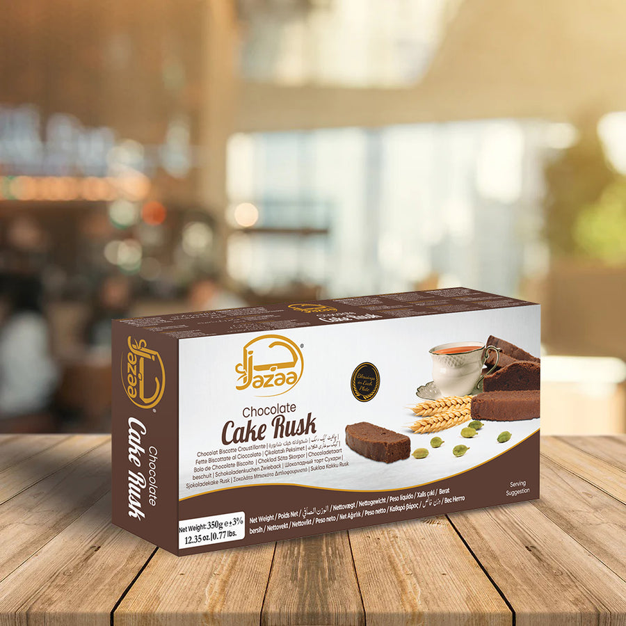 Jazaa Chocolate Cake Rusk 350 gm