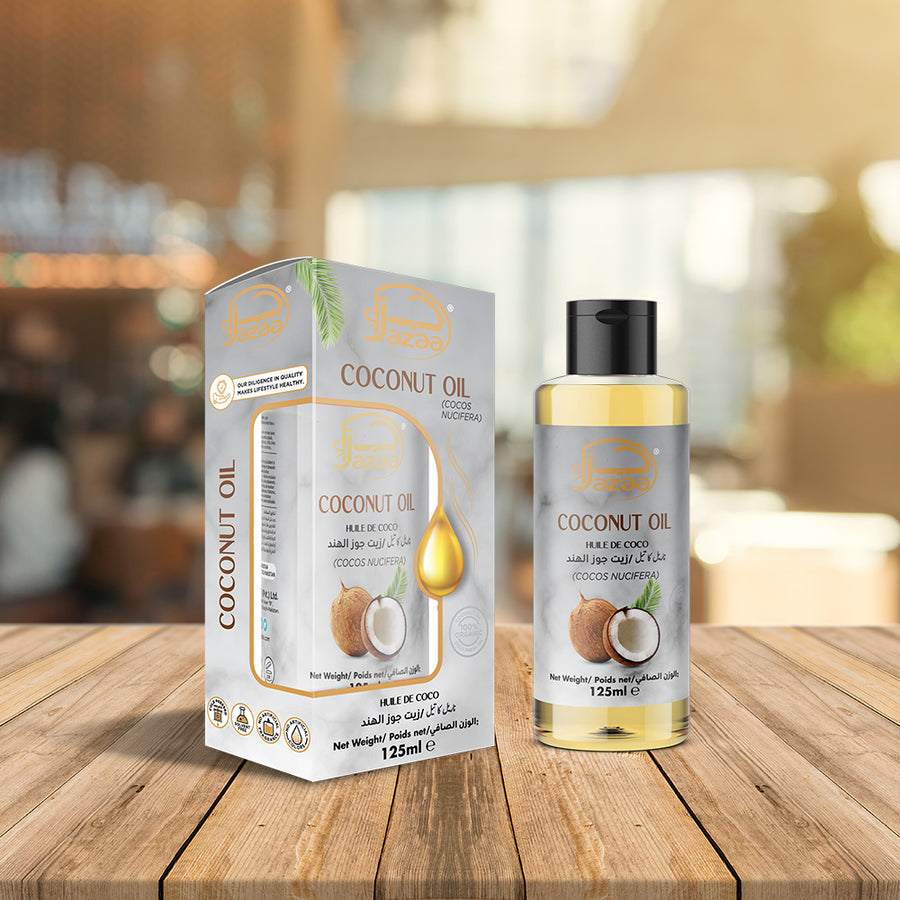 Jazaa Coconut Oil 125ml – Pure Natural Coconut Oil Price in Pakistan